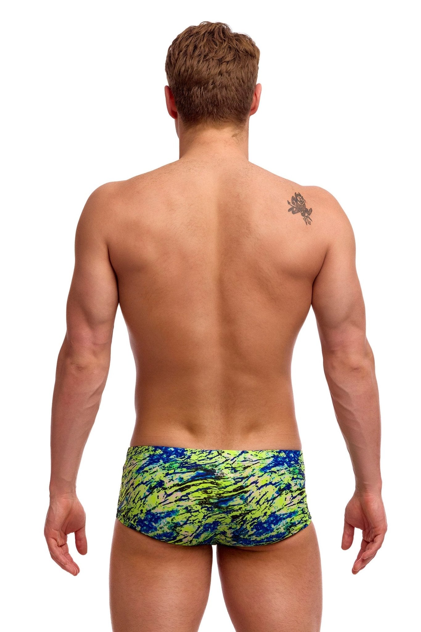 FUNKY TRUNKS MENS SCALED BACK CLASSIC TRUNKS - Green
