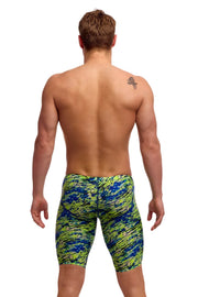 FUNKY TRUNKS MENS SCALED BACK FAST TRAINING JAMMER - Green