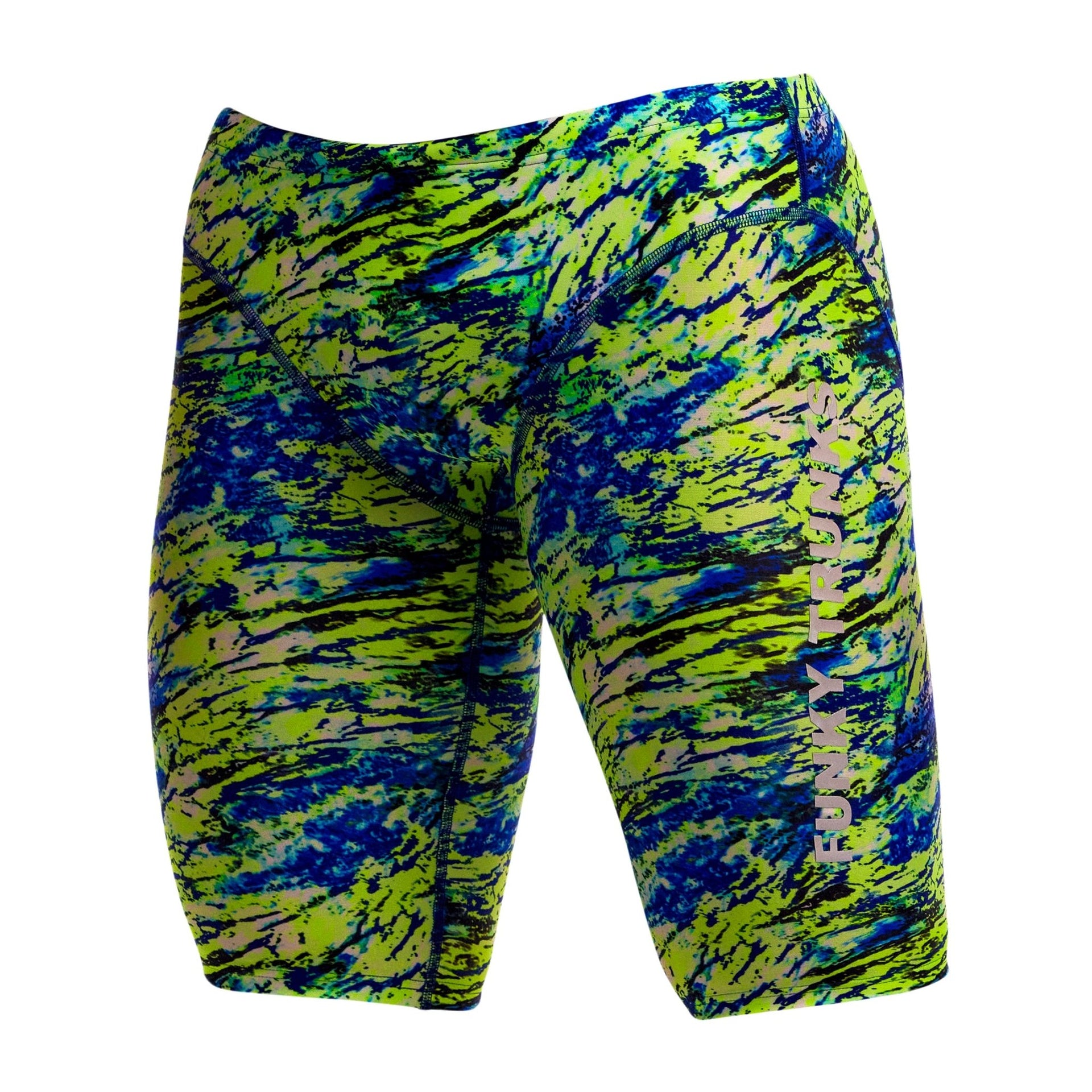 FUNKY TRUNKS MENS SCALED BACK FAST TRAINING JAMMER - Green