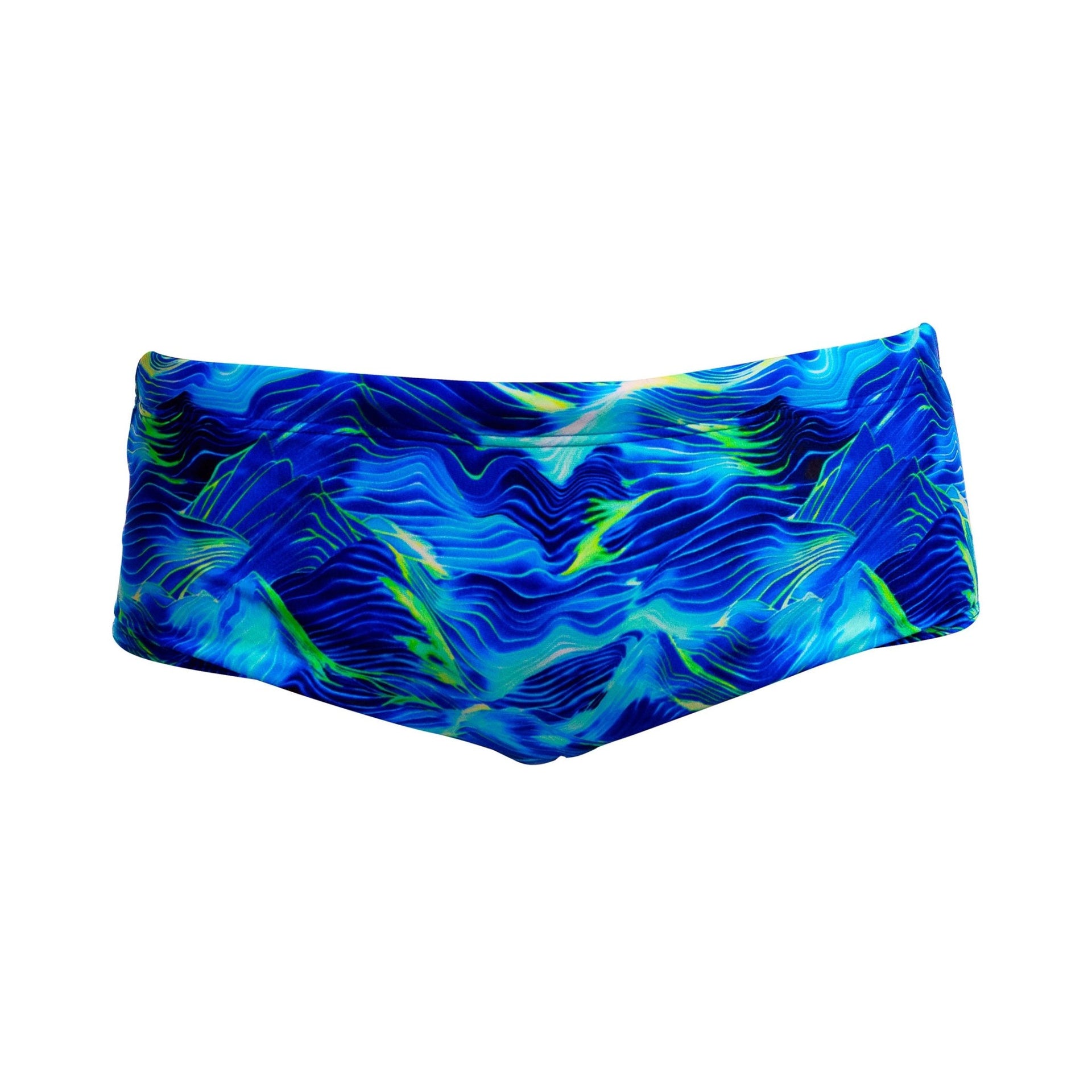 FUNKY TRUNKS MENS STORM CHASER SIDEWINDER TRUNKS - Blue