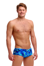 FUNKY TRUNKS MENS STORM CHASER SIDEWINDER TRUNKS - Blue