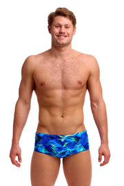 FUNKY TRUNKS MENS STORM CHASER SIDEWINDER TRUNKS - Blue