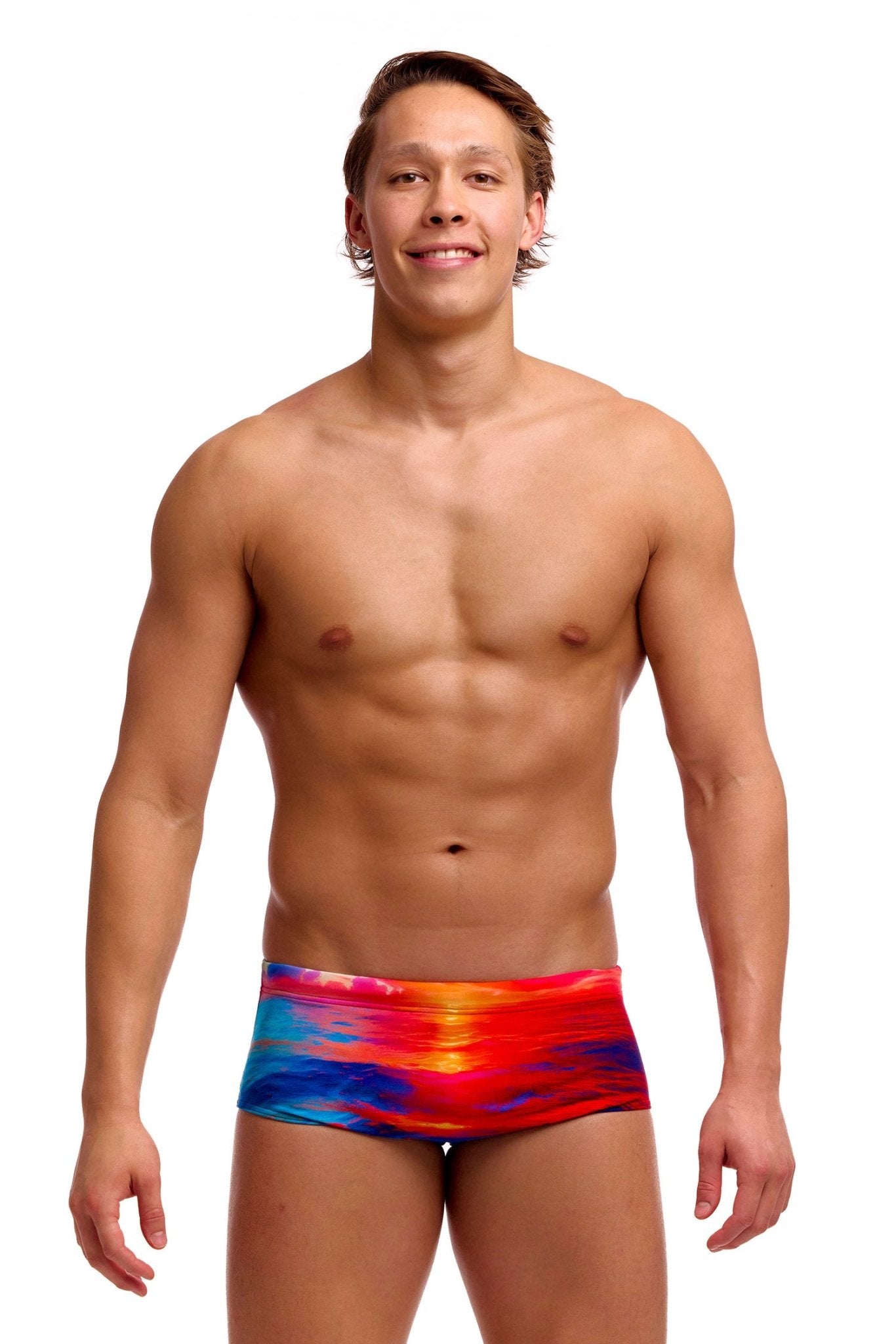 FUNKY TRUNKS MENS SUNSET DELIGHT SIDEWINDER TRUNKS - Multicolour