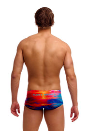 FUNKY TRUNKS MENS SUNSET DELIGHT SIDEWINDER TRUNKS