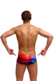 FUNKY TRUNKS MENS SUNSET DELIGHT SIDEWINDER TRUNKS - Multicolour