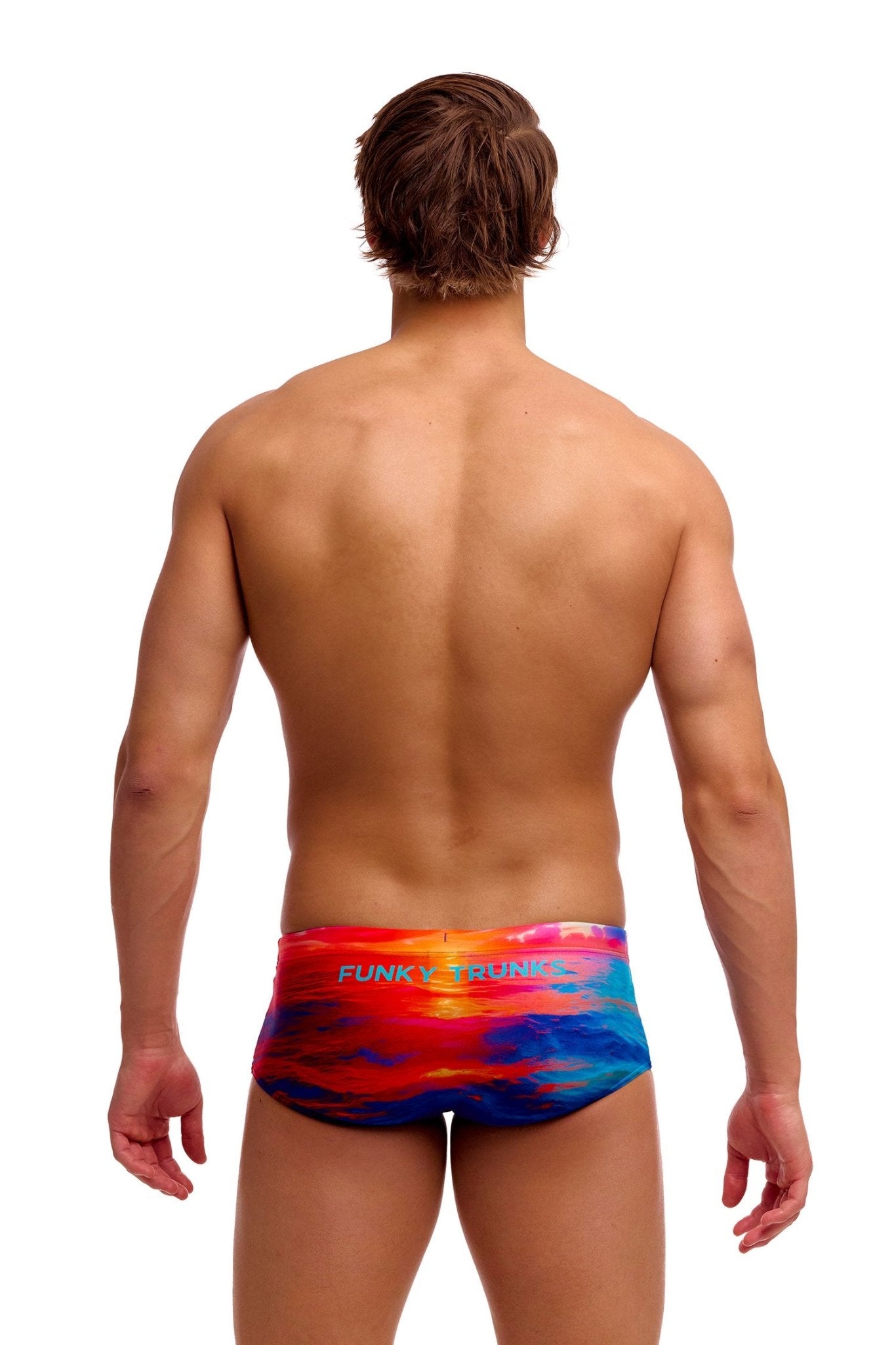 FUNKY TRUNKS MENS SUNSET DELIGHT SIDEWINDER TRUNKS - Multicolour