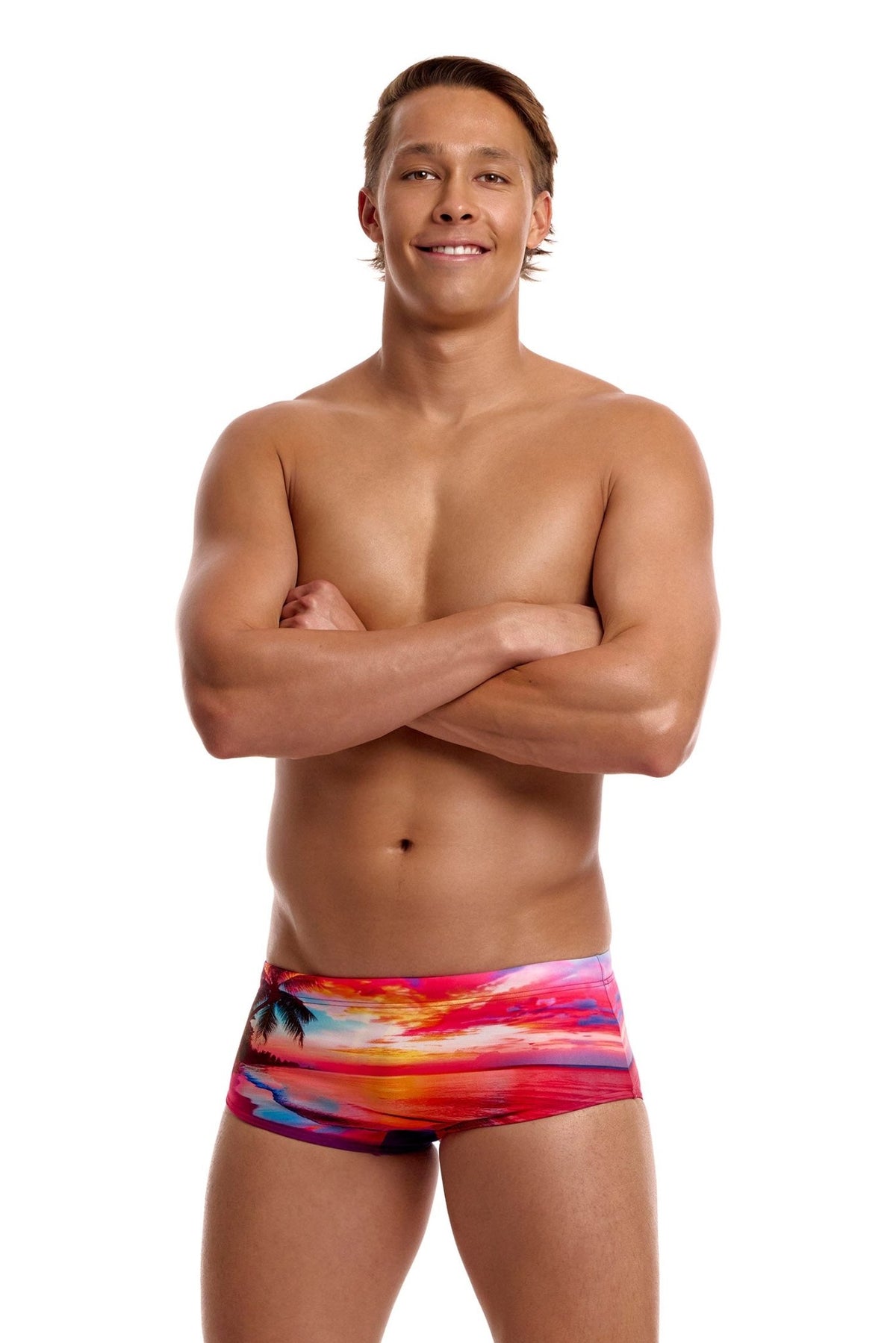 FUNKY TRUNKS MENS TOUCH OF PARADISE SIDEWINDER TRUNKS - Multicolour