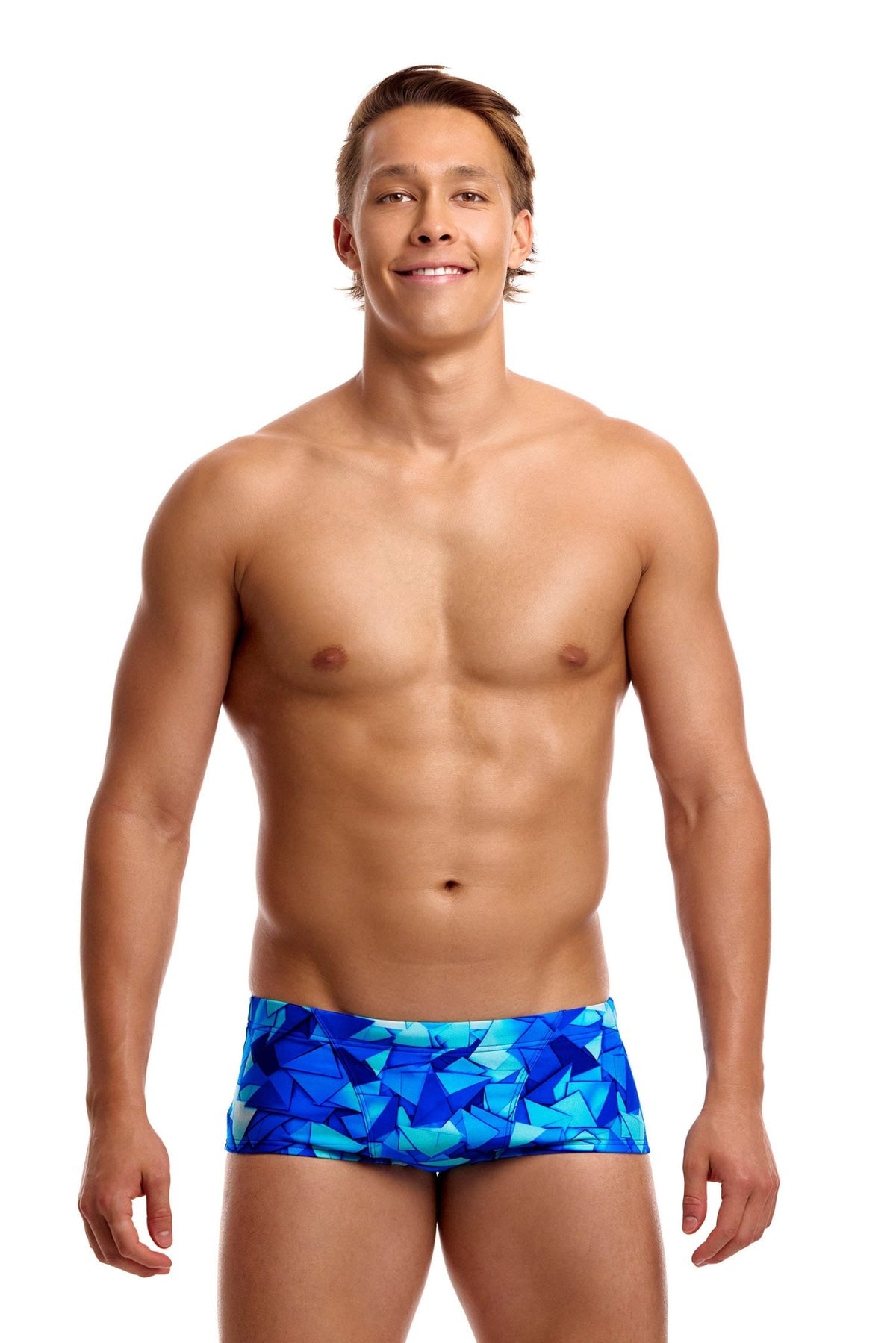 FUNKY TRUNKS MENS TRY BLUE CLASSIC TRUNKS - Blue