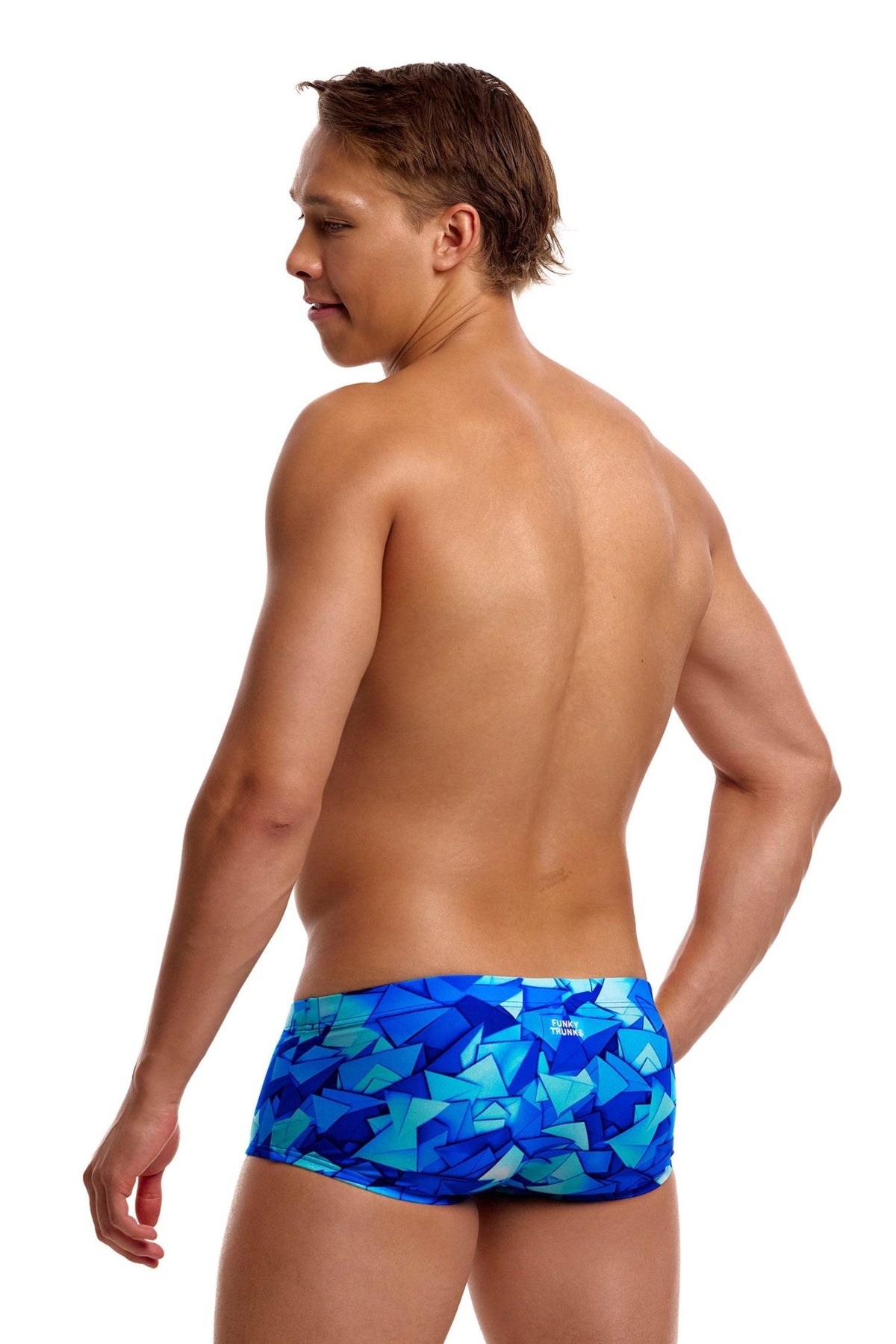 FUNKY TRUNKS MENS TRY BLUE CLASSIC TRUNKS - Blue
