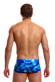 FUNKY TRUNKS MENS TRY BLUE CLASSIC TRUNKS - Blue