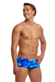 FUNKY TRUNKS MENS TRY BLUE CLASSIC TRUNKS - Blue