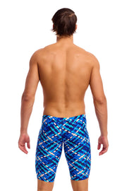 FUNKY TRUNKS MENS UNDER OVER TRAINING JAMMER - Blue