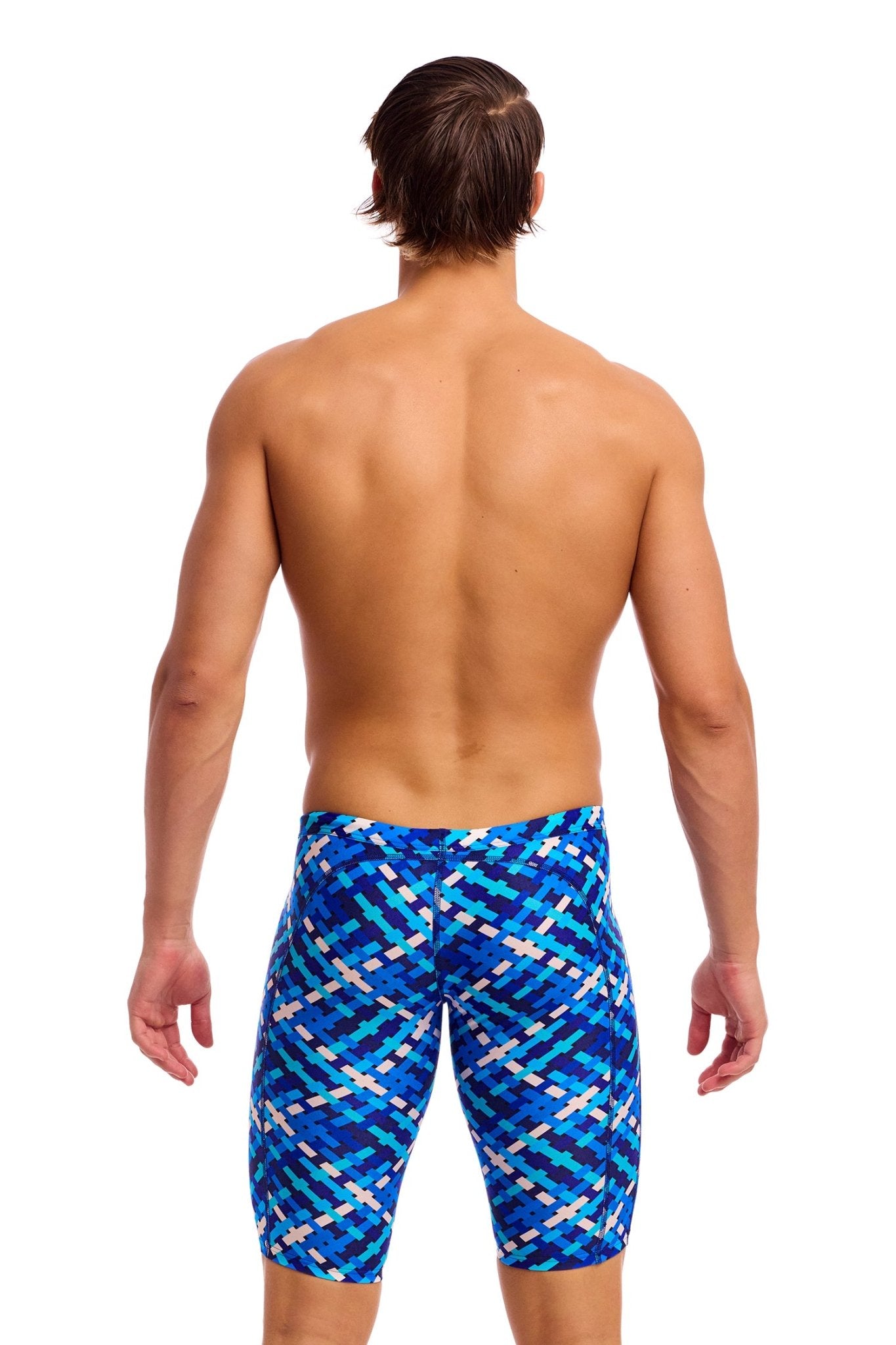 FUNKY TRUNKS MENS UNDER OVER TRAINING JAMMER - Blue
