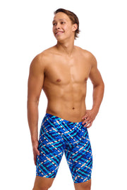 FUNKY TRUNKS MENS UNDER OVER TRAINING JAMMER - Blue