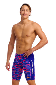FUNKY TRUNKS MENS WARPED WAVES TRAINING JAMMER - Multicolour