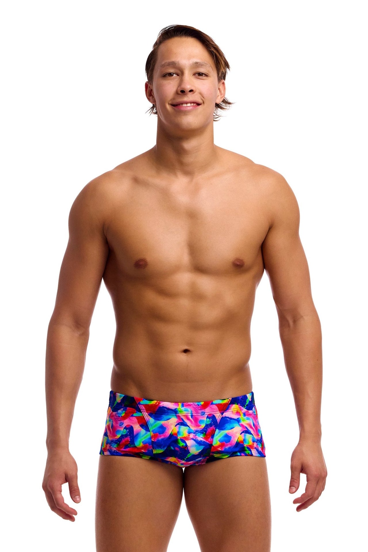FUNKY TRUNKS MENS WET WAVE CLASSIC TRUNKS - Multicolour