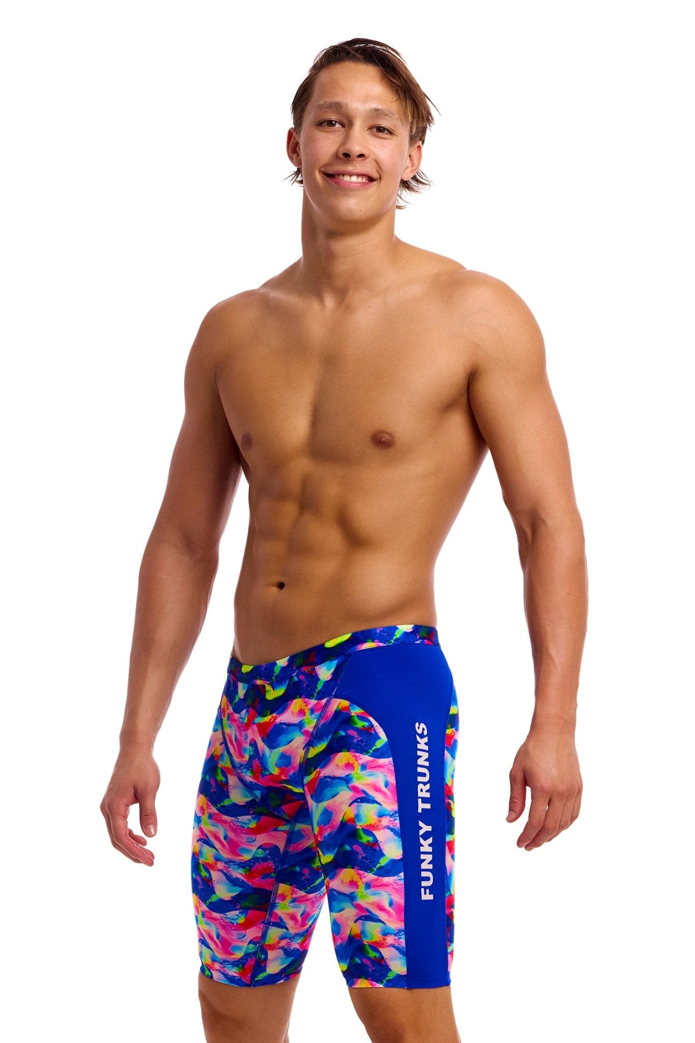 FUNKY TRUNKS MENS WET WAVE TRAINING JAMMER - Multicolour