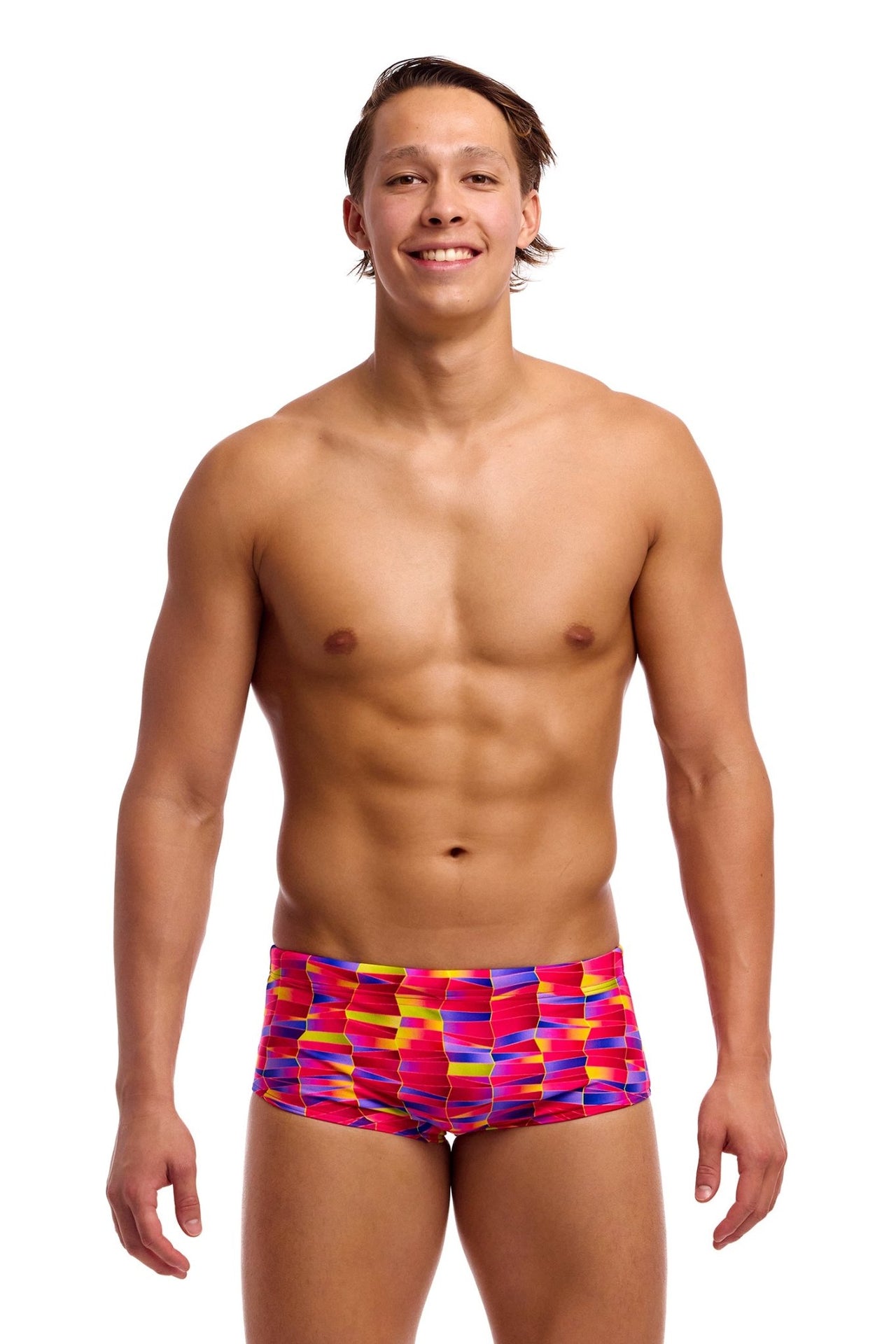 FUNKY TRUNKS MENS WRIGGLE WALLS SIDEWINDER TRUNKS - Multicolour