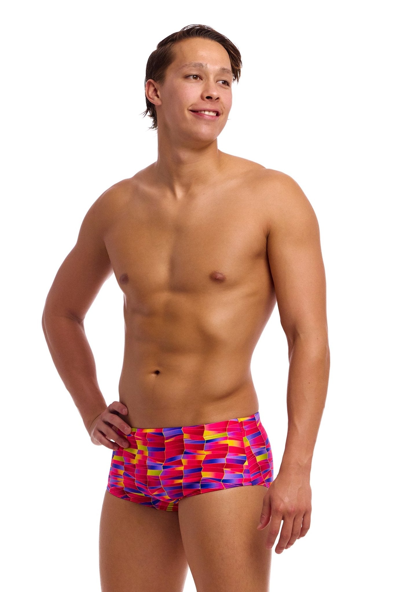 FUNKY TRUNKS MENS WRIGGLE WALLS SIDEWINDER TRUNKS - Multicolour