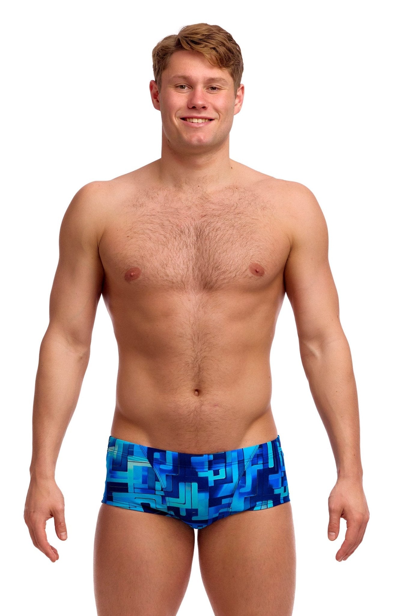 FUNKY TRUNKS MENS YOU BLUED CLASSIC TRUNKS - Blue