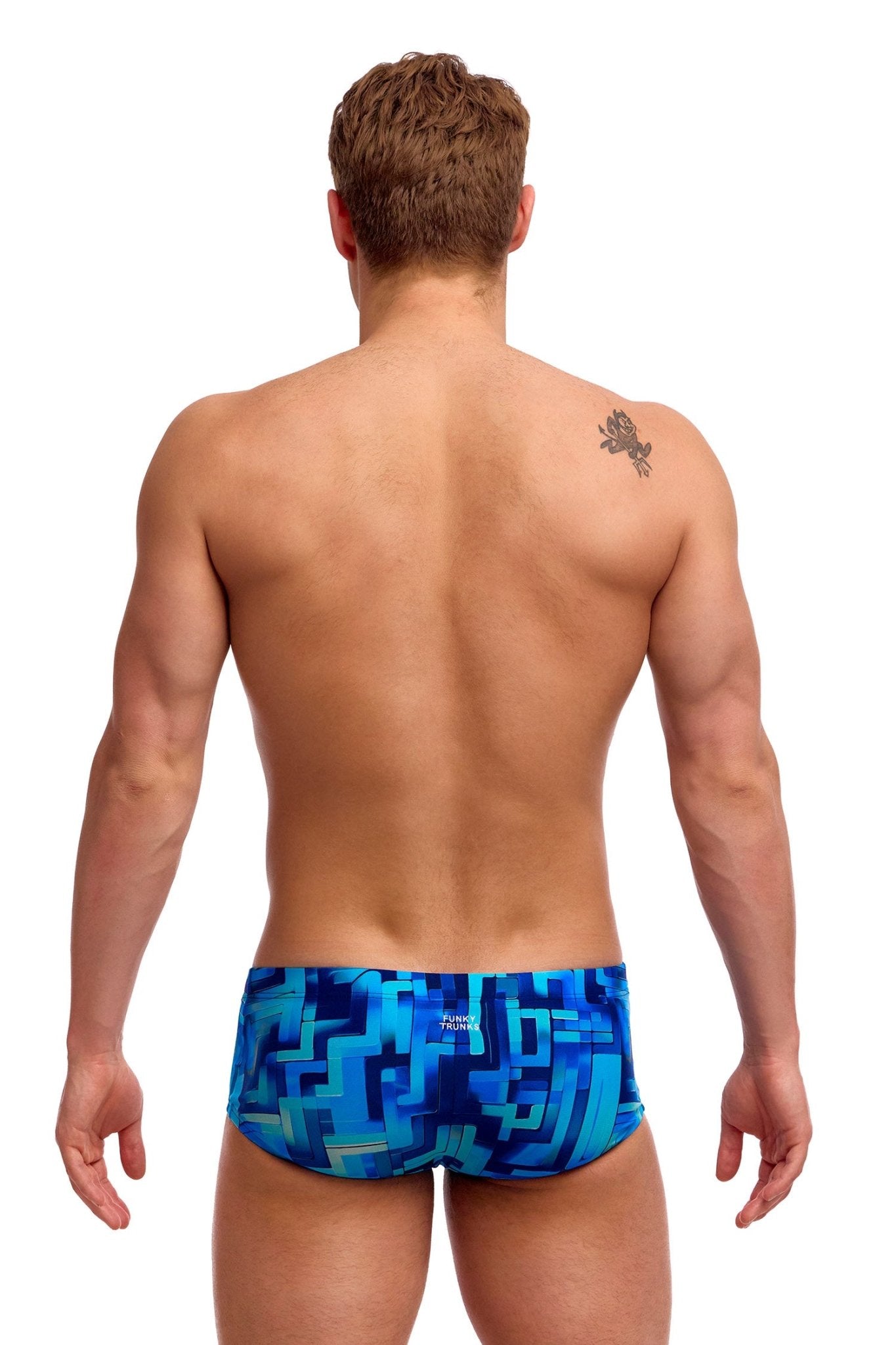 FUNKY TRUNKS MENS YOU BLUED CLASSIC TRUNKS - Blue