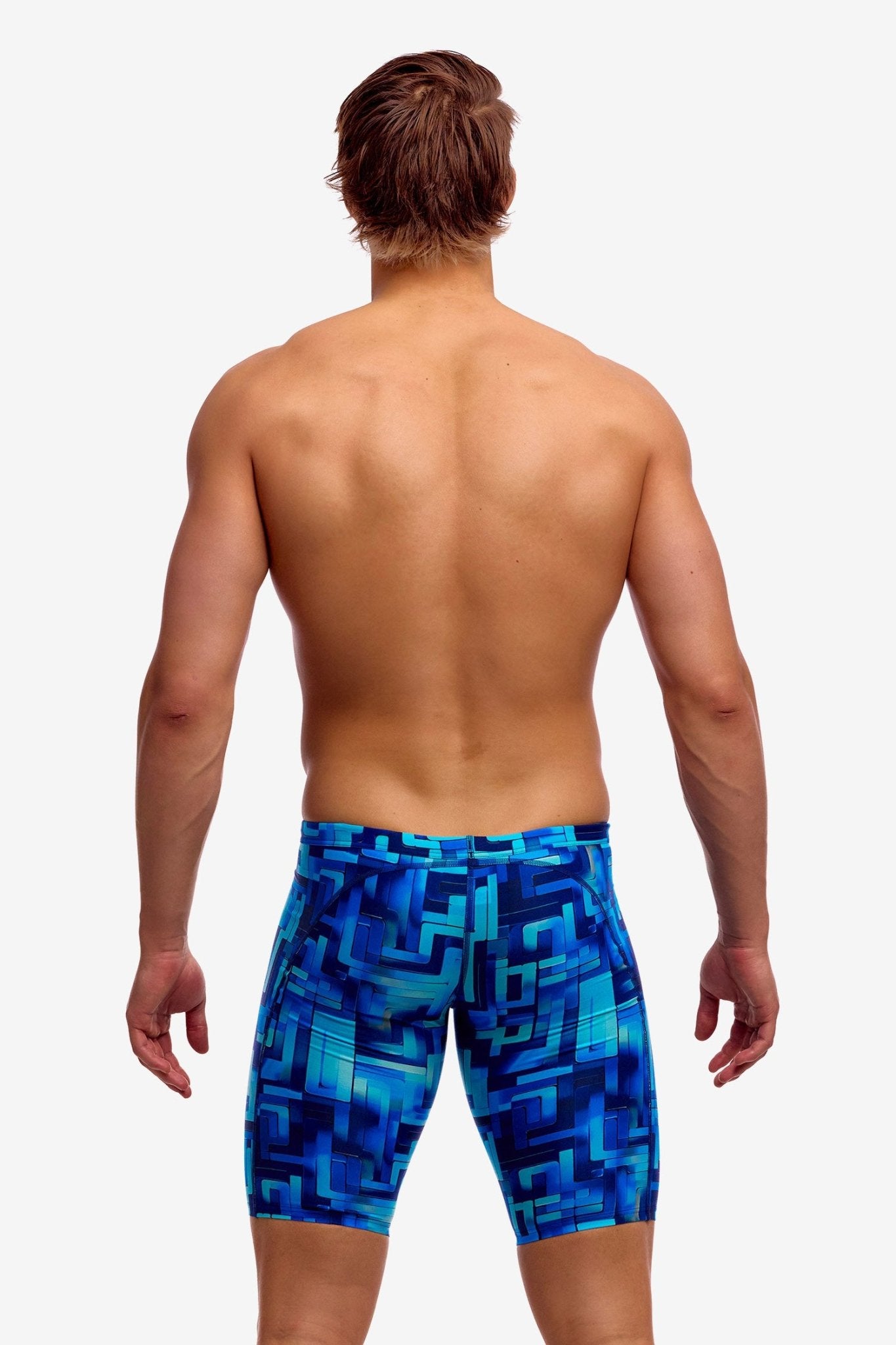 FUNKY TRUNKS MENS YOU BLUED TRAINING JAMMER - Blue