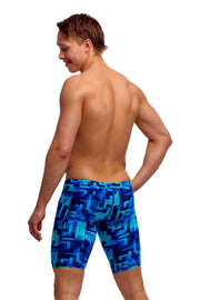 FUNKY TRUNKS MENS YOU BLUED TRAINING JAMMER - Blue