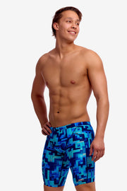 FUNKY TRUNKS MENS YOU BLUED TRAINING JAMMER - Blue