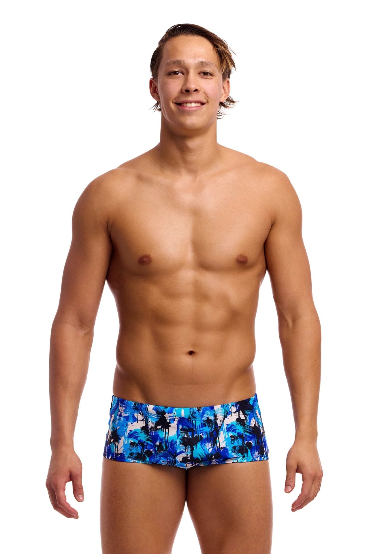 FUNKY TRUNKS MENS YOU MESSER CLASSIC TRUNKS - Blue