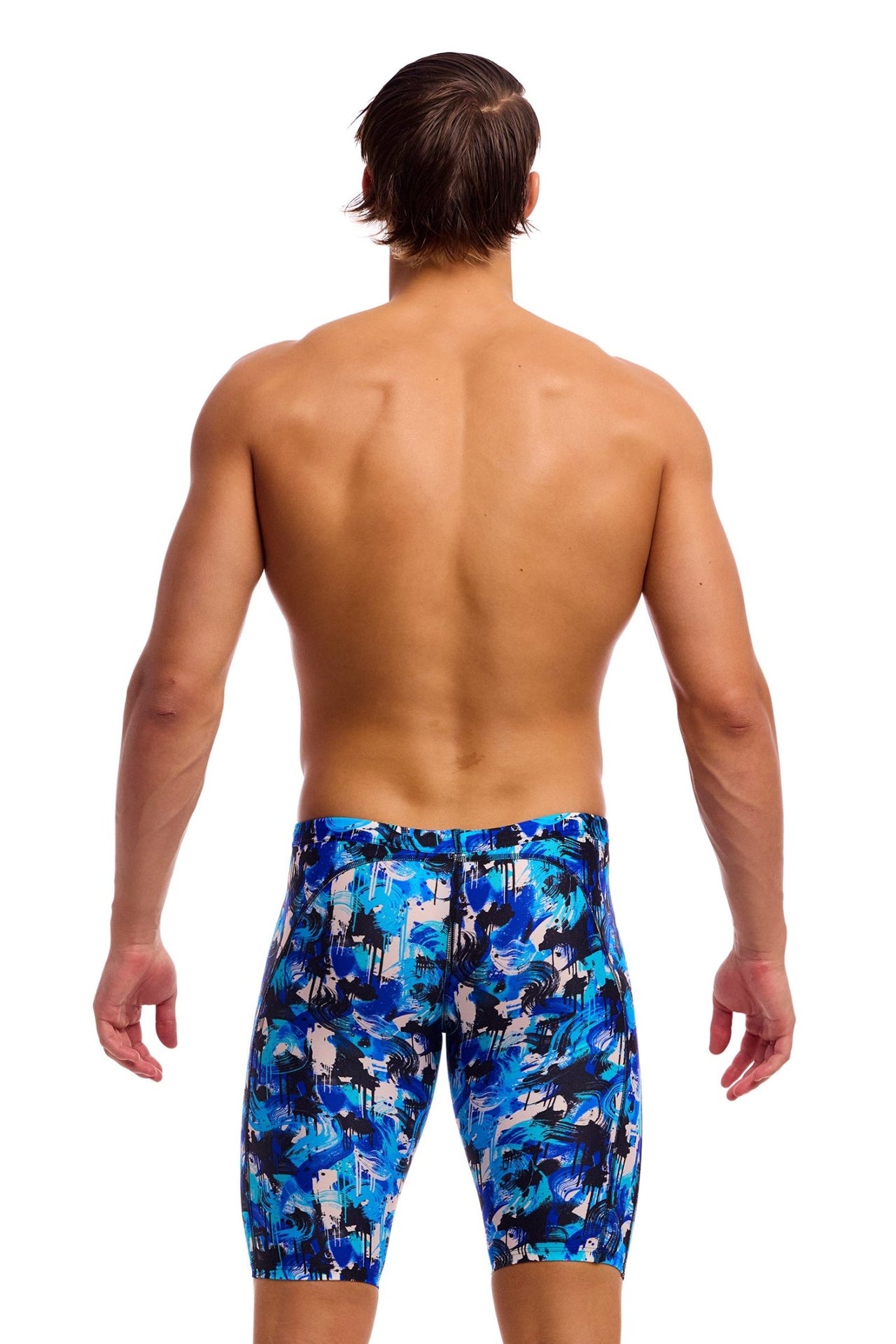 FUNKY TRUNKS MENS YOU MESSER TRAINING JAMMER - Blue