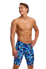FUNKY TRUNKS MENS YOU MESSER TRAINING JAMMER - Blue