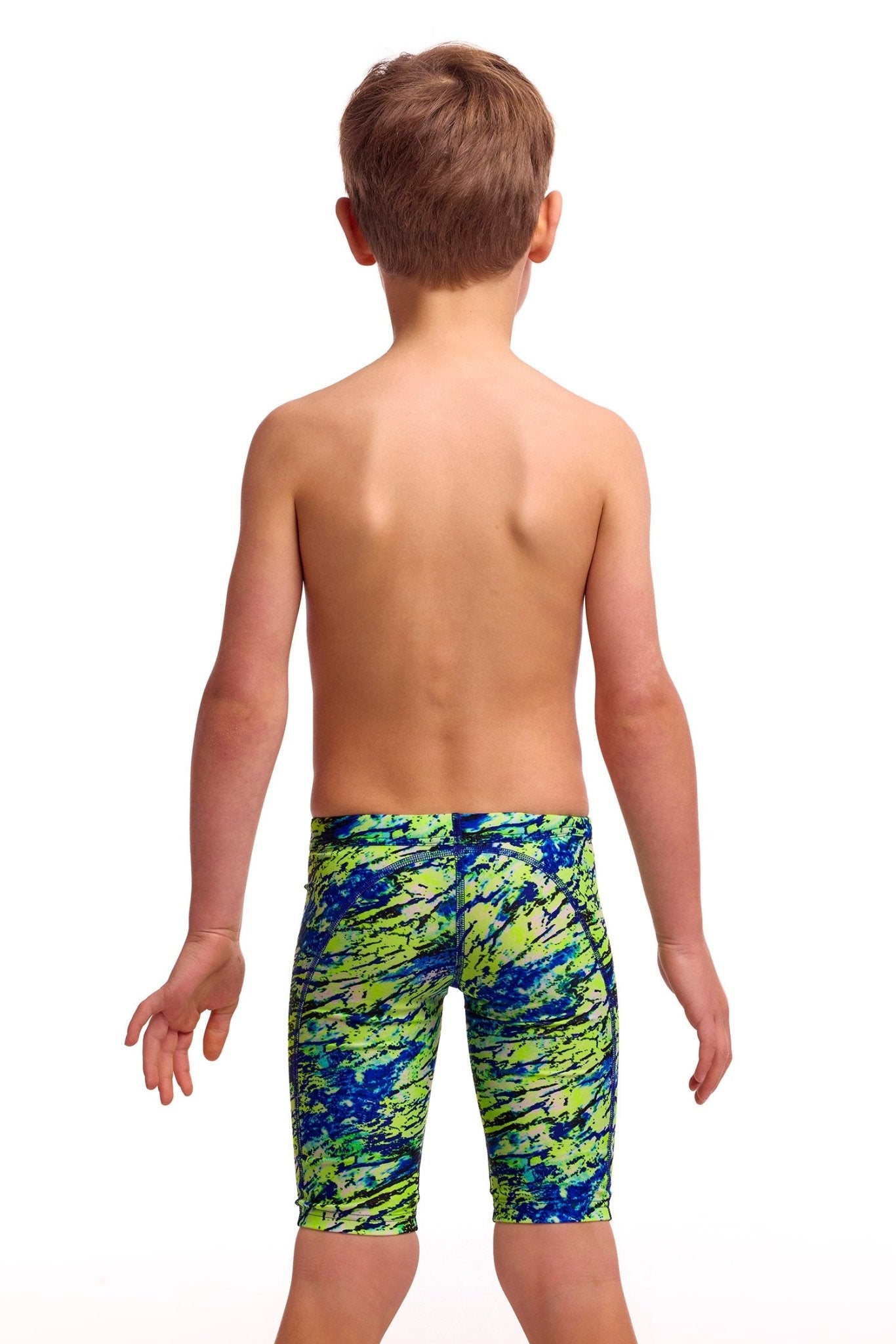 FUNKY TRUNKS MINIMAN SCALED BACK TRAINING JAMMER - Green