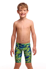 FUNKY TRUNKS MINIMAN SCALED BACK TRAINING JAMMER - Green
