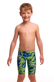 FUNKY TRUNKS MINIMAN SCALED BACK TRAINING JAMMER - Green
