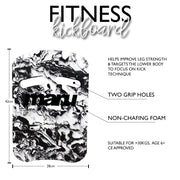MARU KICKBOARD BLACK / WHITE SWIRL - Black