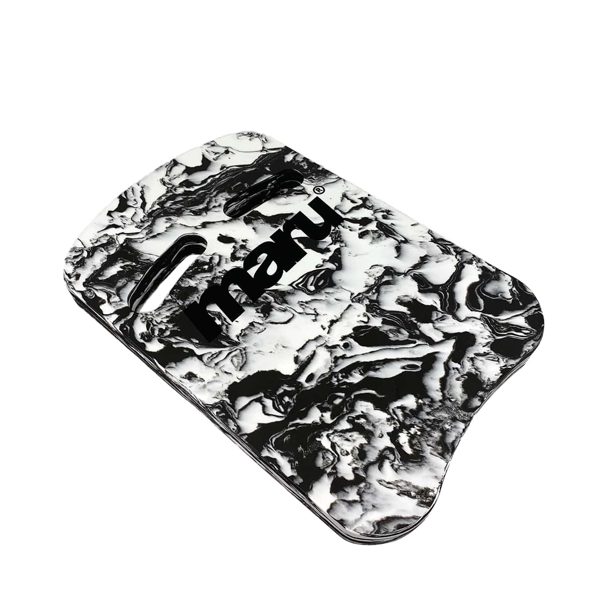 MARU KICKBOARD BLACK / WHITE SWIRL - Black