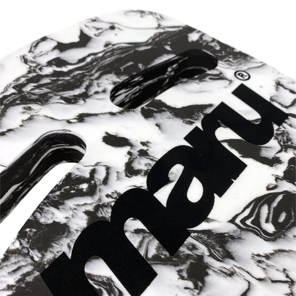 MARU KICKBOARD BLACK / WHITE SWIRL - Black