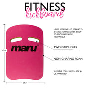 MARU KICKBOARD PINK / LIME - Pink