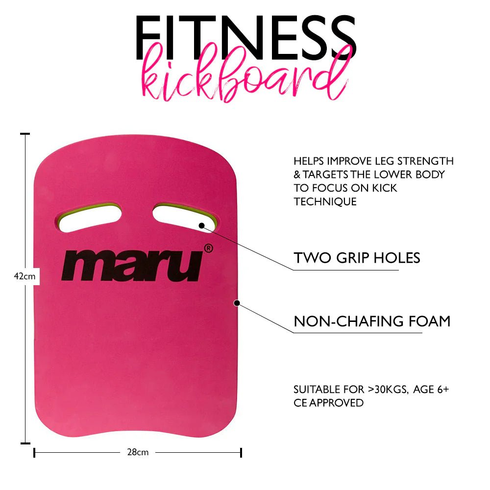 MARU KICKBOARD PINK / LIME - Pink