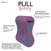 MARU PULLBUOY BLUE / PINK SWIRL