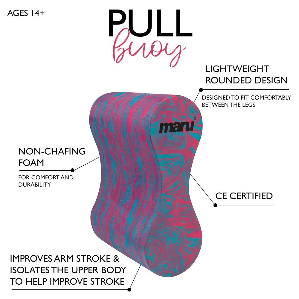 MARU PULLBUOY BLUE / PINK SWIRL - Blue
