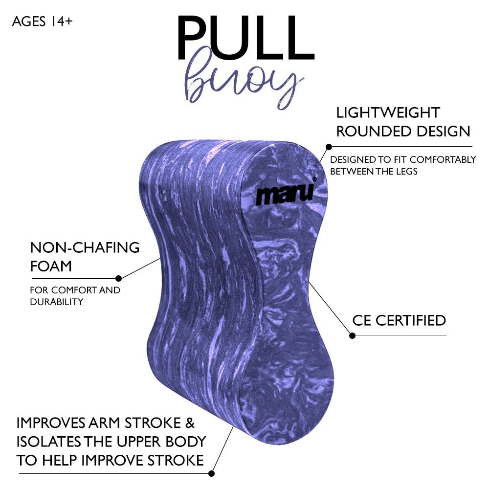 MARU PULLBUOY DARK PURPLE / PURPLE SWIRL - Purple