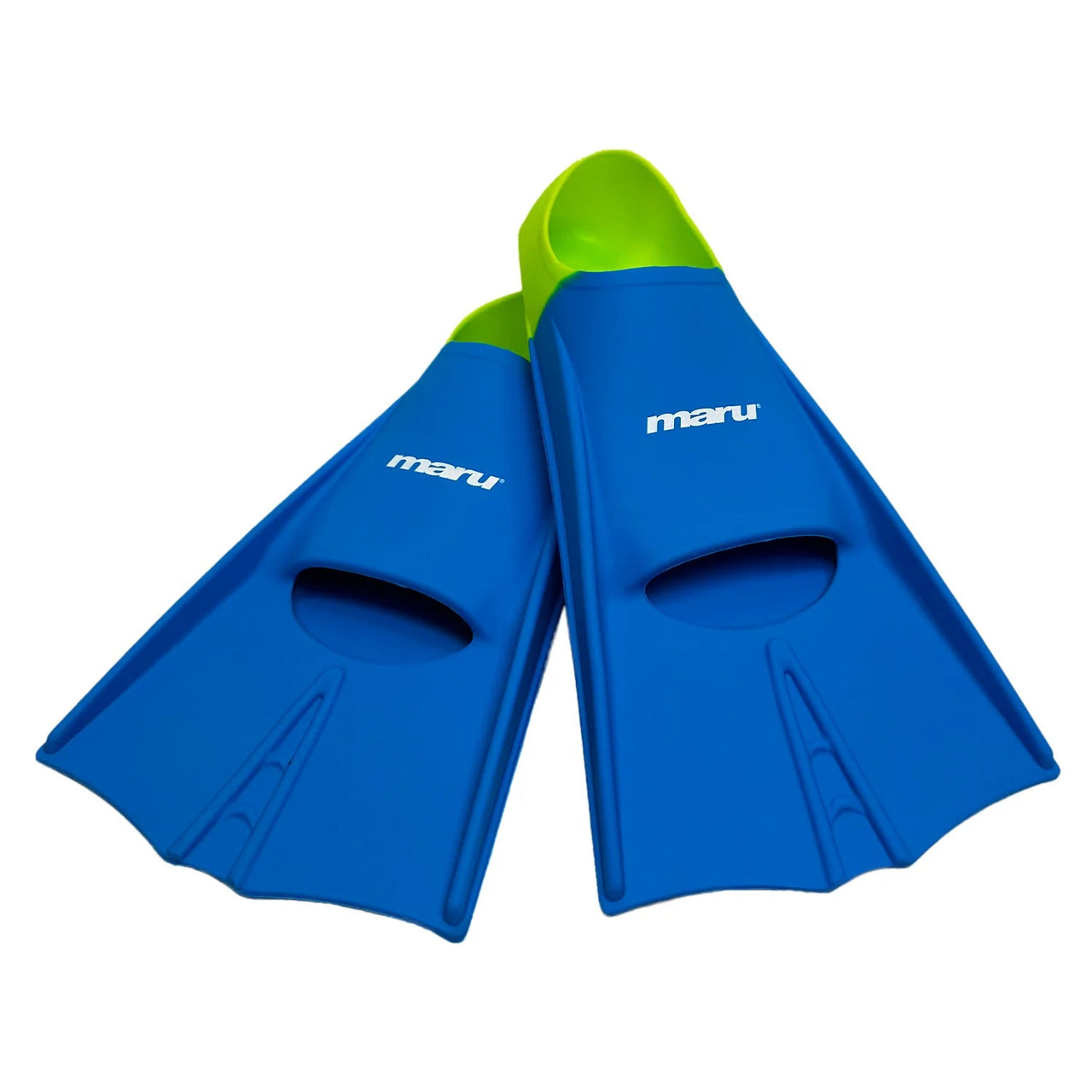 MARU TRAINING FINS BLUE / LIME - Blue