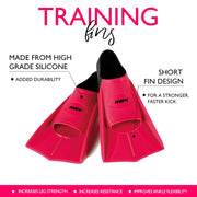 MARU TRAINING FINS PINK/ BLACK