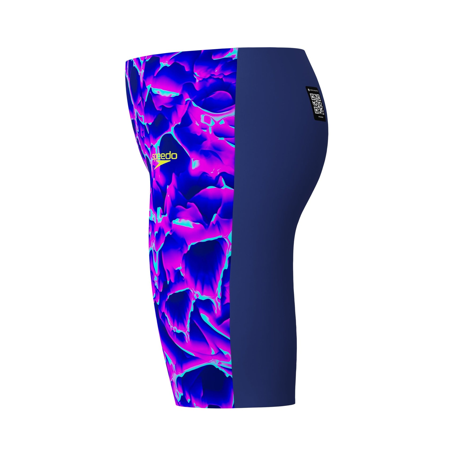 SPEEDO BOYS FASTSKIN ENDURANCE+ MAX HIGH WAIST JAMMER CAVE CURRENT / NEON JELLY - Purple