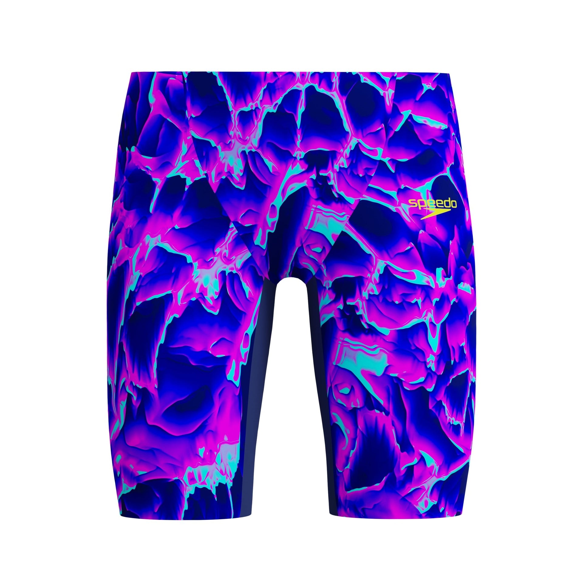 SPEEDO BOYS FASTSKIN ENDURANCE+ MAX HIGH WAIST JAMMER CAVE CURRENT / NEON JELLY - Purple