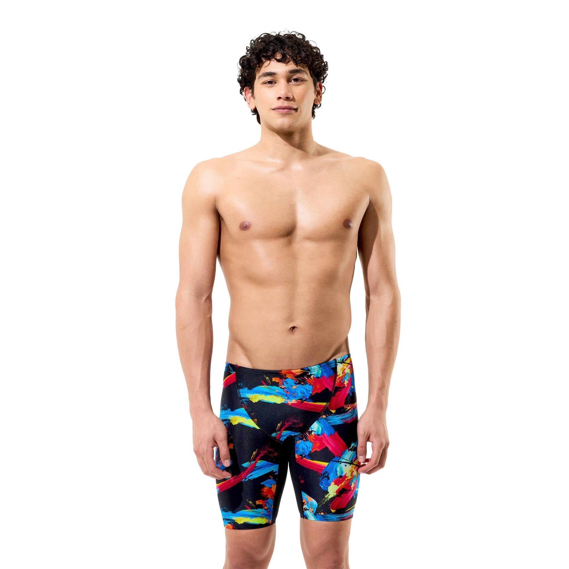 SPEEDO BOYS FASTSKIN ENDURANCE+ MAX HIGH WAIST JAMMER COLOUR SHOCK - Multicolour