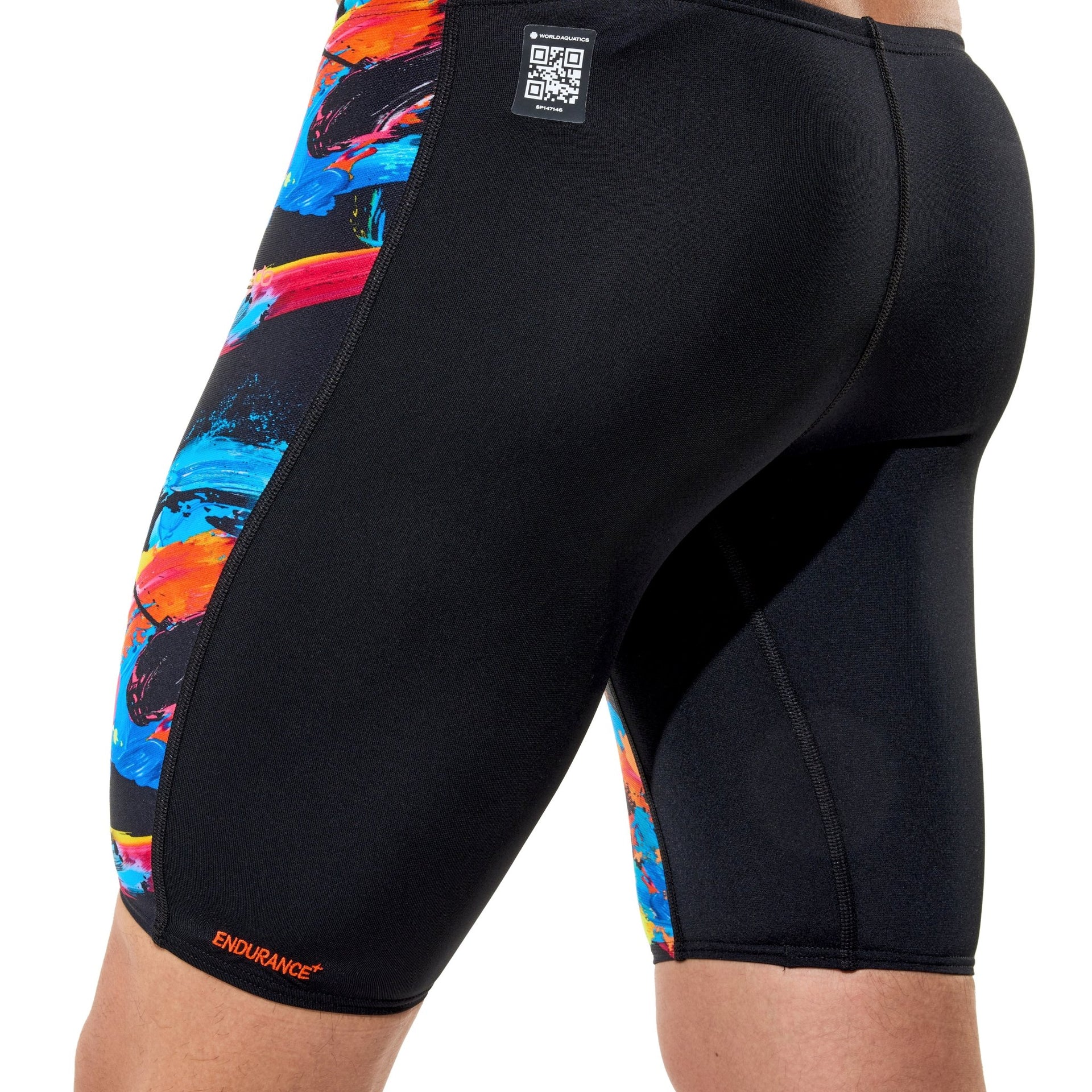 SPEEDO BOYS FASTSKIN ENDURANCE+ MAX HIGH WAIST JAMMER COLOUR SHOCK - Multicolour