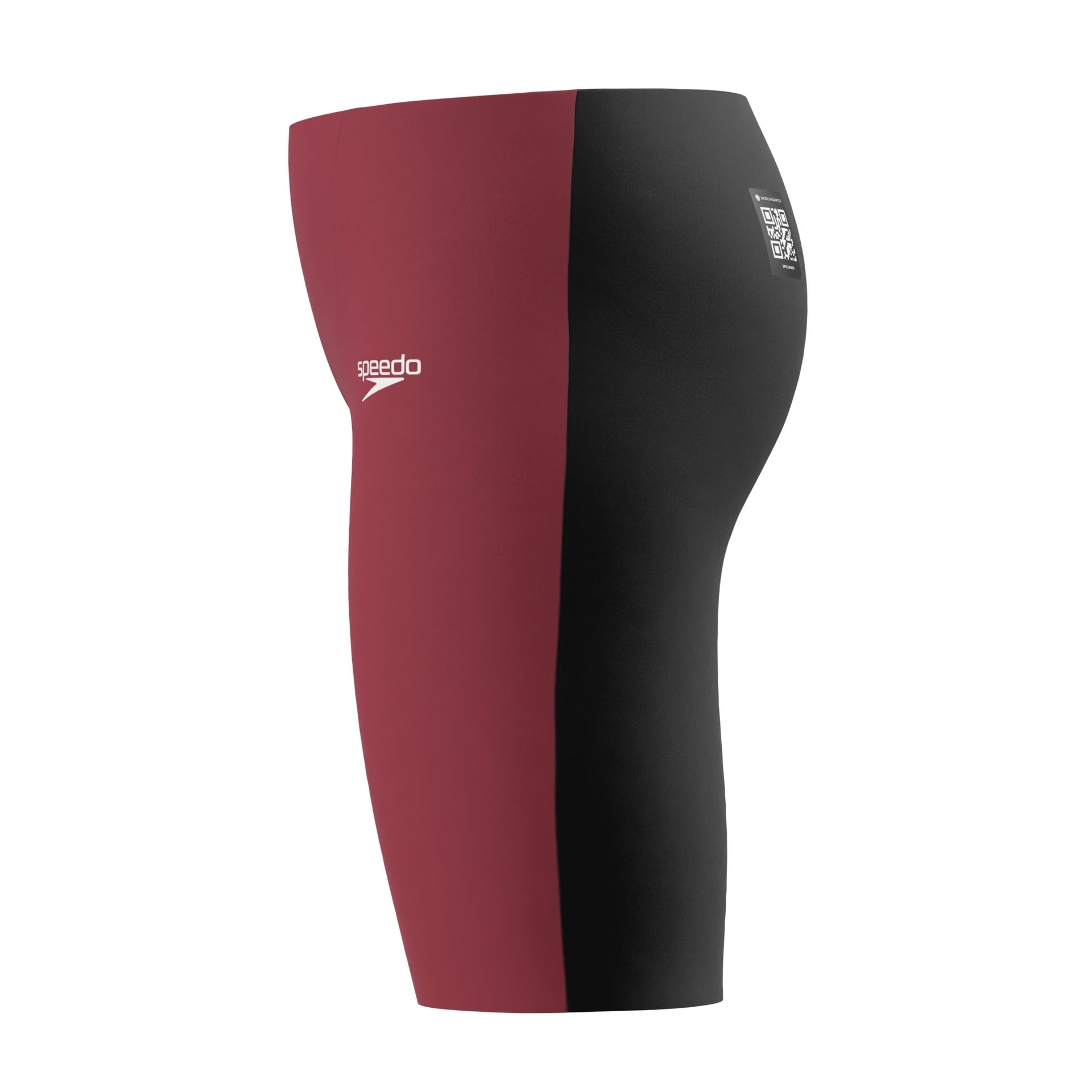 SPEEDO BOYS FASTSKIN ENDURANCE+ MAX HIGH WAIST JAMMER REGAL RED - Red