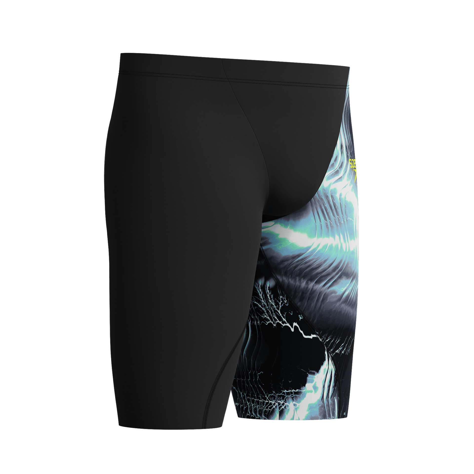 SPEEDO BOYS FASTSKIN LZR IGNITE JAMMER ELECTRO STATIC / BLACK - Black